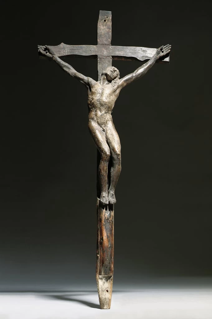 Gruppo della Crocifissione di Cristo, il ladro buono e il ladro cattivo